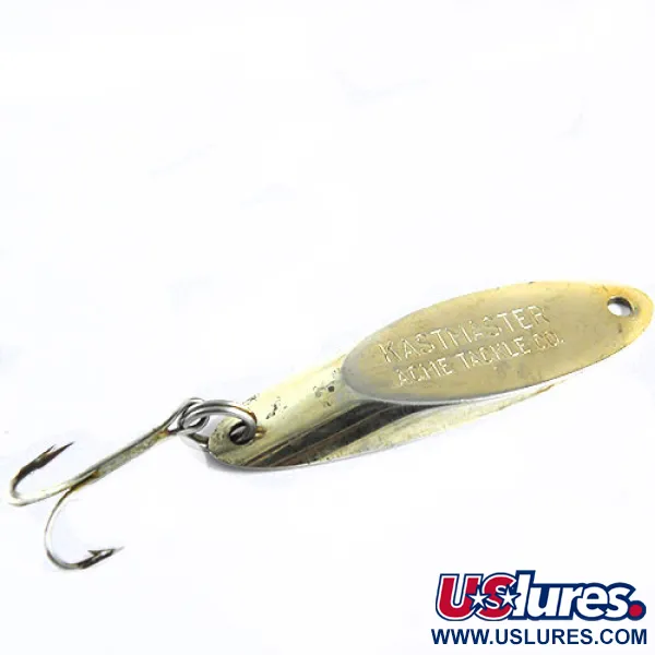 Vintage Acme Kastmaster, 3/8oz Gold fishing spoon #0636