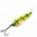 Vintage  Eppinger Dardevle Trout Imp, 1/4oz  Perch (Yellow / Green / Scale) fishing spoon #0637