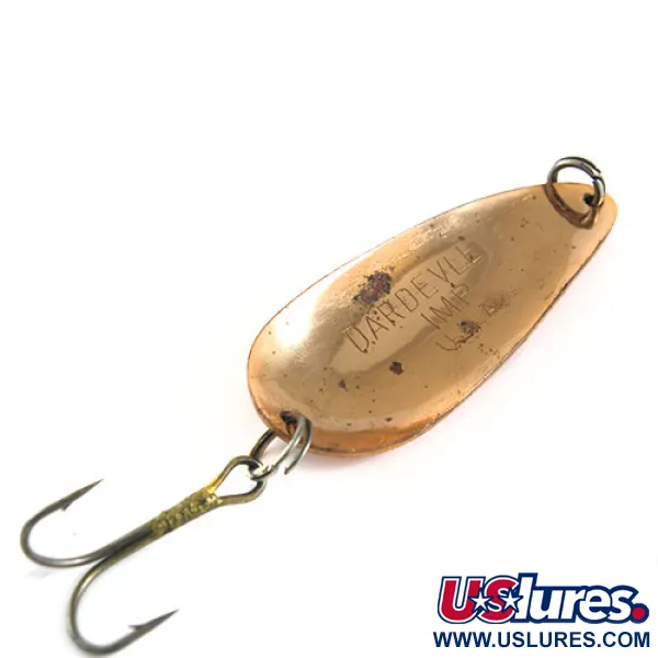 Vintage  Eppinger Dardevle Imp, 2/5oz Copper fishing spoon #0646