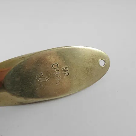 Vintage Weber Mr Champ, 1 1/4oz Brass fishing spoon #0648