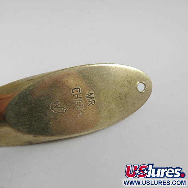 Vintage  Weber Mr Champ, 1 1/4oz Brass fishing spoon #0648