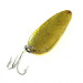 Vintage  Eppinger Dardevle Rok't Devle, 1 1/4oz Crystal Golden Crystal fishing spoon #0651