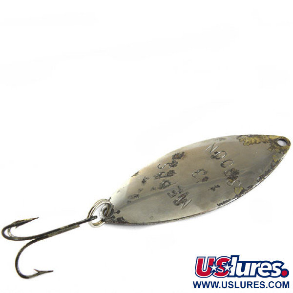 Vintage   Mepps Spoon 3, 2/5oz Nickel fishing spoon #0655
