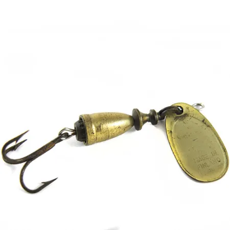 Vintage Blue Fox Super Vibrax 1, 1/8oz Brass spinning lure #0658