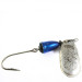 Vintage   Blue Fox Super Vibrax 4, 3/8oz Silver / Blue spinning lure #0661