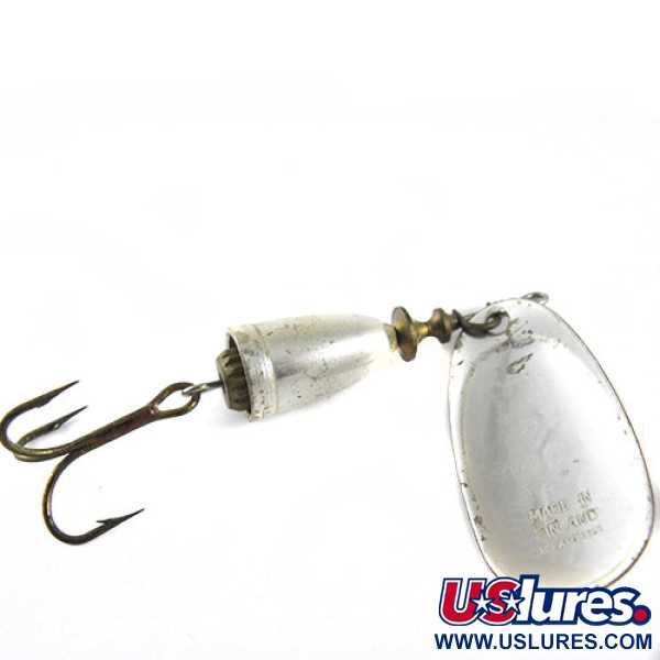 Vintage   Blue Fox Super Vibrax 4, 1/3oz Silver spinning lure #0662