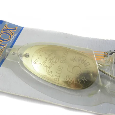 Blue Fox Super Vibrax 5, 1/2oz Gold spinning lure #0663