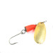 Vintage   Blue Fox Super Vibrax 5, 1/2oz Brass / Orange spinning lure #0665