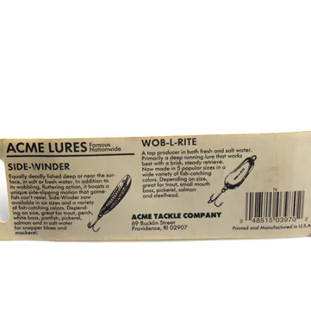 Acme Little Cleo, 2/5oz Nickel / Green fishing spoon #0672