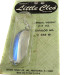  Seneca Little Cleo (Hula Girl), 2/3oz Nickel / Blue fishing spoon #0673