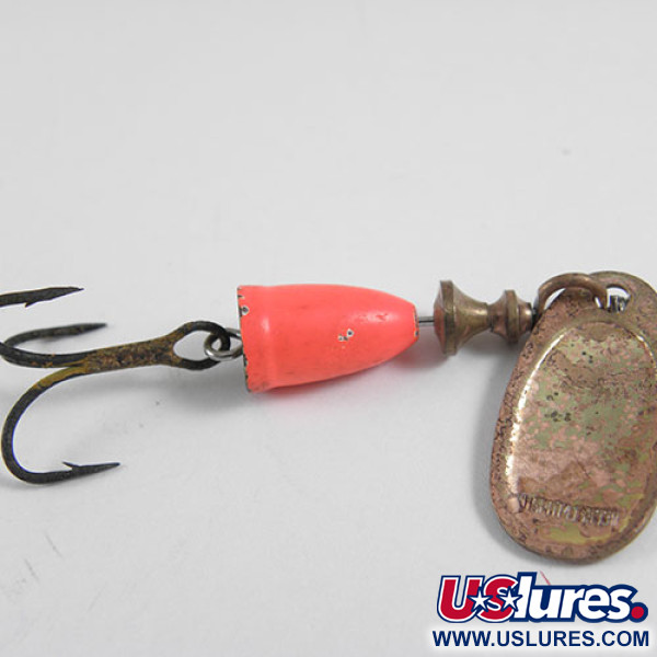 Vintage   Blue Fox Super Vibrax 1, 1/8oz Bronze (Brass) spinning lure #0676