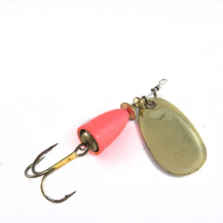 Vintage Blue Fox Super Vibrax 3, 1/4oz Brass spinning lure #15730