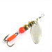 Vintage   Mepps Aglia Long 0​ Lightnin, 3/32oz Silver / Hologram spinning lure #0693