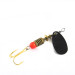 Vintage   Mepps Black Fury 1, 1/8oz Black / Red spinning lure #0696