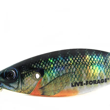 Vintage Northland Weedless Live Forage, 3/5oz Perch fishing spoon #0700