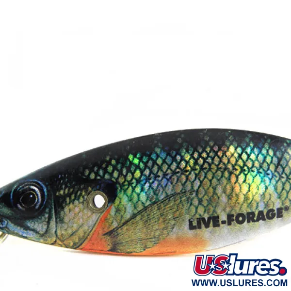 Vintage  Northland Weedless Live Forage, 3/5oz Perch fishing spoon #0700