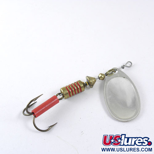 Vintage   Mepps 3, 1/4oz White / Red spinning lure #0715