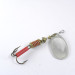 Vintage   Mepps 3, 1/4oz White / Red spinning lure #0715