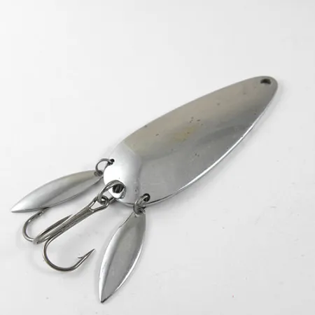 Vintage Dayton Bait Company Dixie Siren, 1/2oz Nickel fishing spoon #0717