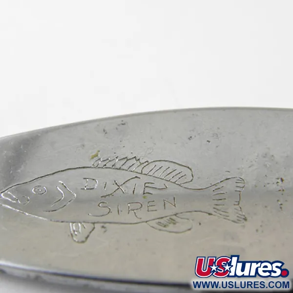 Vintage  Dayton Bait Company Dixie Siren, 1/2oz Nickel fishing spoon #0717