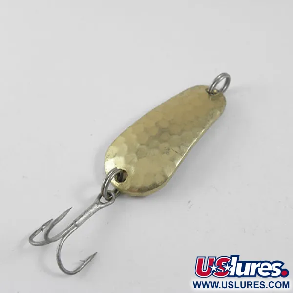 Vintage Acme Wob-L-Rite, 1/4oz Brass fishing spoon #0720