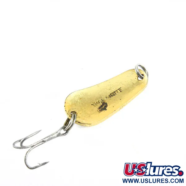 Vintage Acme Wob-L-Rite, 1/4oz Brass fishing spoon #0720