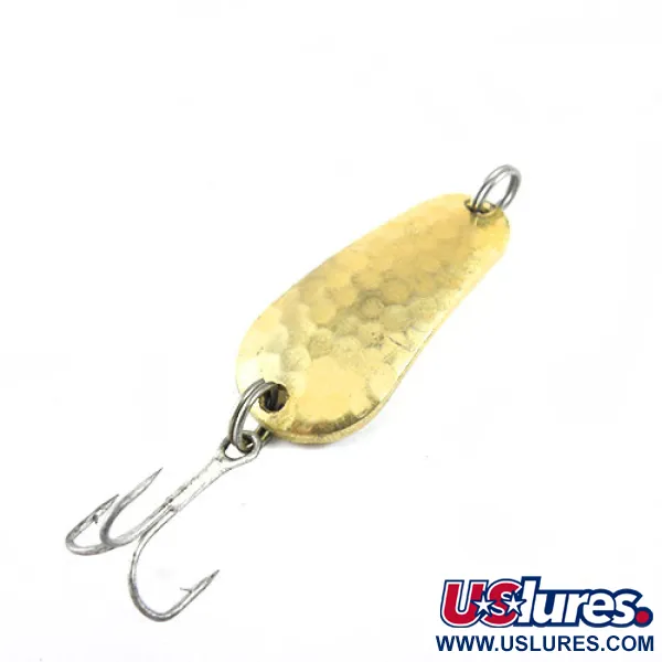 Vintage Acme Wob-L-Rite, 1/4oz Brass fishing spoon #0720
