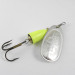 Vintage   Blue Fox Super Vibrax 4, 3/8oz Fluorescent / Silver spinning lure #0721