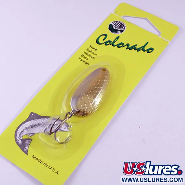 Thomas Colorado, 1/4oz Gold fishing spoon #0738