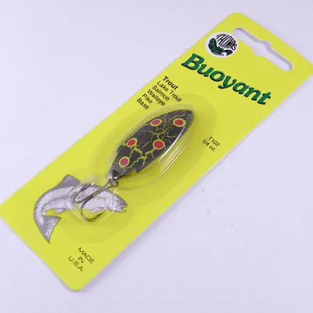 Thomas Buoyant, 1/4oz  Green / Red (Frog) fishing spoon #0740