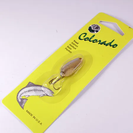 Thomas Colorado, 3/32oz Gold fishing spoon #0743