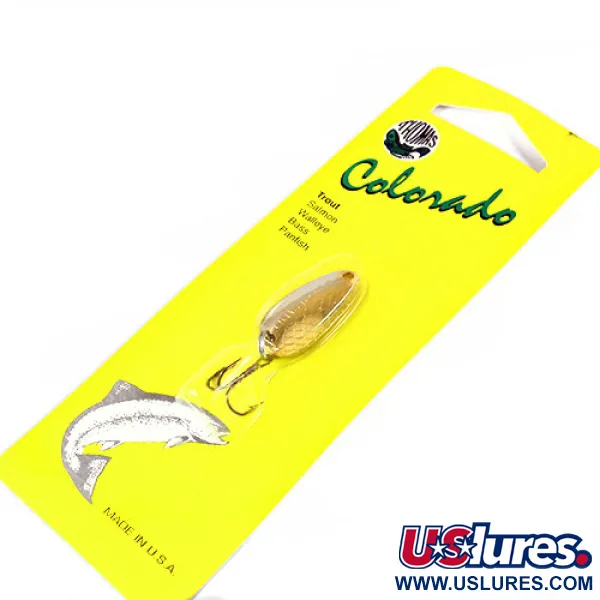 Thomas Colorado, 3/32oz Gold fishing spoon #0743