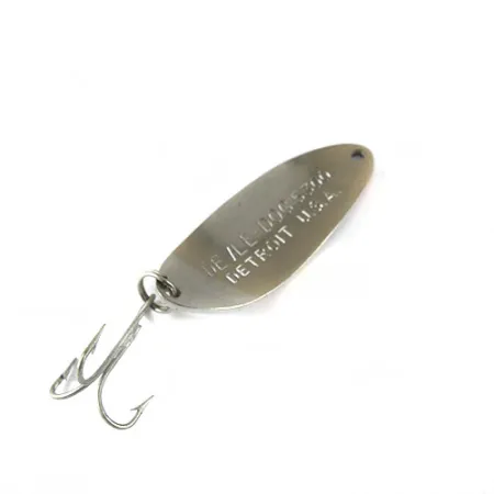 Vintage Eppinger Dardevle Devle Dog 5300, 1/3oz Pearl (Rainbow Pearl) fishing spoon #0748