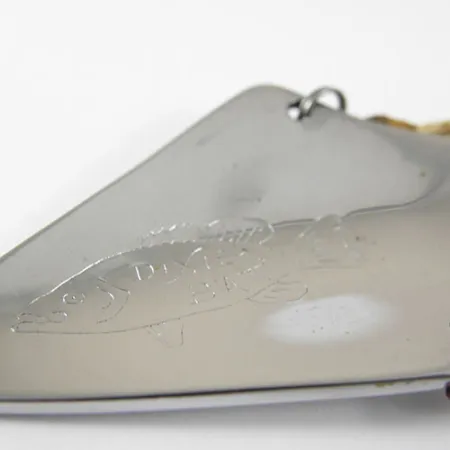 Vintage Dayton Bait Company Dixie BAT, 1/2oz Nickel fishing spoon #0750