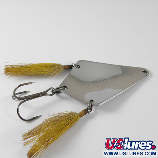 Vintage   Dixie BAT, 1/2oz Nickel fishing spoon #0750