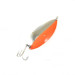 Vintage   Mister Twister Shelby Sportfisher, 3/4oz Nickel / Orange fishing spoon #0752