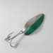 Vintage  Seneca Little Cleo (Hula Girl), 3/4oz Nickel / Green fishing spoon #0757