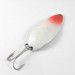 Vintage  Seneca Little Cleo (Hula Girl), 1/2oz White / Red fishing spoon #0766