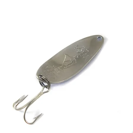 Vintage Seneca  Little Cleo (Hula Girl), 1/3oz White / Blue fishing spoon #0784