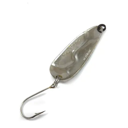 Vintage Acme Kamlooper Jumbo, 2/3oz Nickel / Green fishing spoon #0786