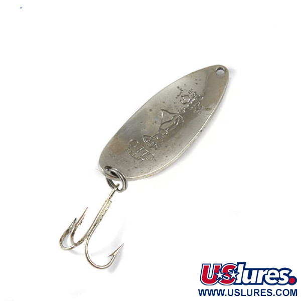 Vintage  Seneca Little Cleo (Hula Girl), 1/2oz Nickel fishing spoon #0788