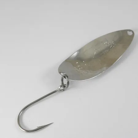 Vintage Seneca Little Cleo (Hula Girl) , 3/16oz Nickel / Green fishing spoon #0791