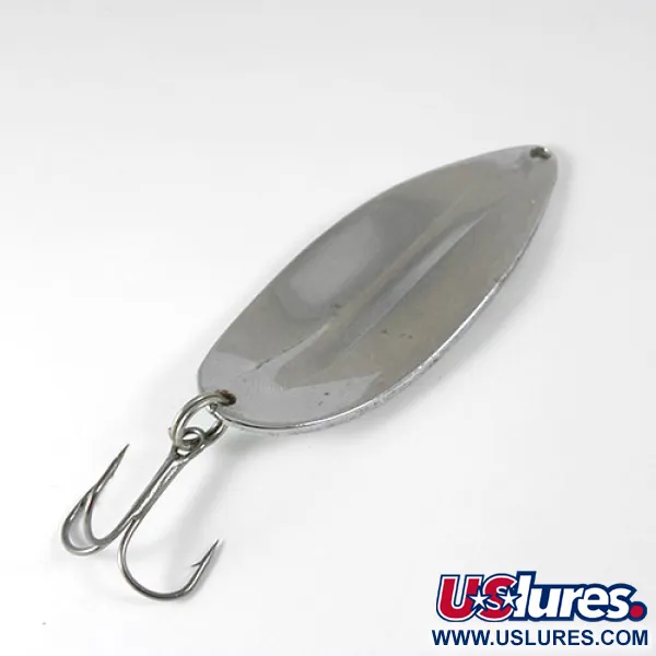 Vintage  TODDCO  Main liner Glow , 3/4oz Glow White / Fluorescent Green fishing spoon #0794