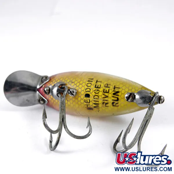 Vintage   Heddon River Runt,  Perch fishing lure #0795