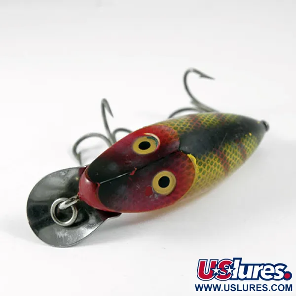 Vintage   Heddon River Runt,  Perch fishing lure #0795