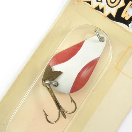 Acme K.O. Wobbler, 1/2oz Red / White / Gold fishing spoon #0811