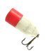 Vintage  Unknown Popper, 1/8oz Red / White fishing lure #0817