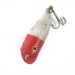 Vintage  Unknown Popper, 3/16oz Red / White fishing lure #0820