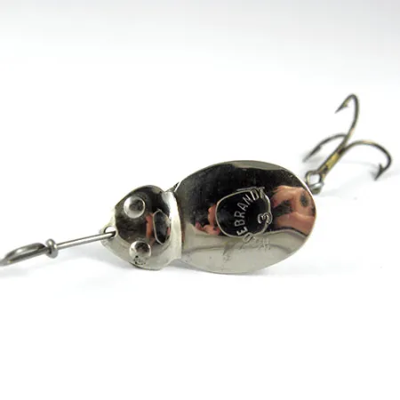 Vintage Yakima Bait Hildebrandt #3, 3/32oz Nickel / Red spinning lure #0821