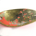 Vintage  Luhr Jensen Little jewel, 1/4oz Orange / Hologram / Gold fishing spoon #0827